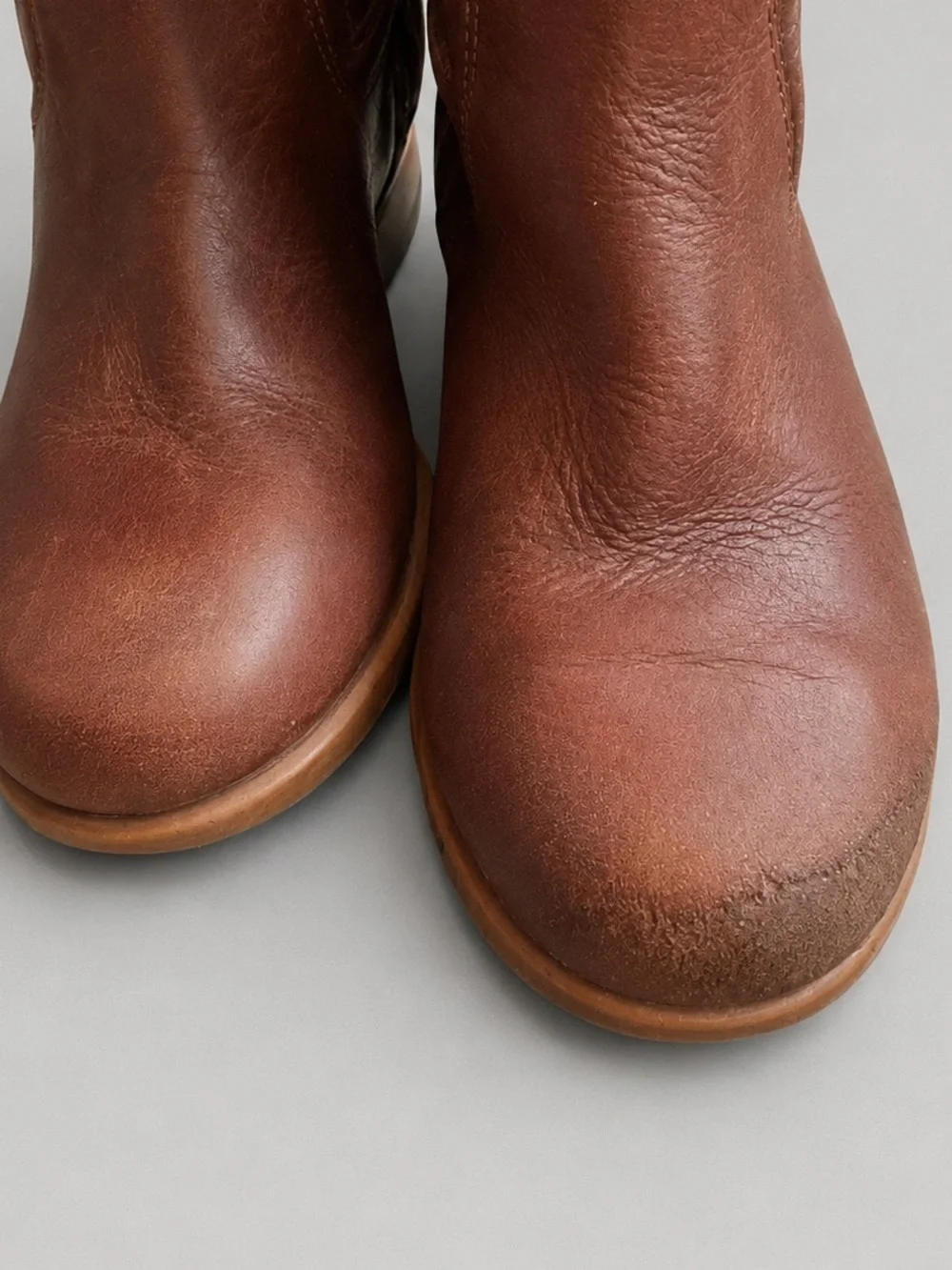 Zara girls boots cognac size 8.5 toddler